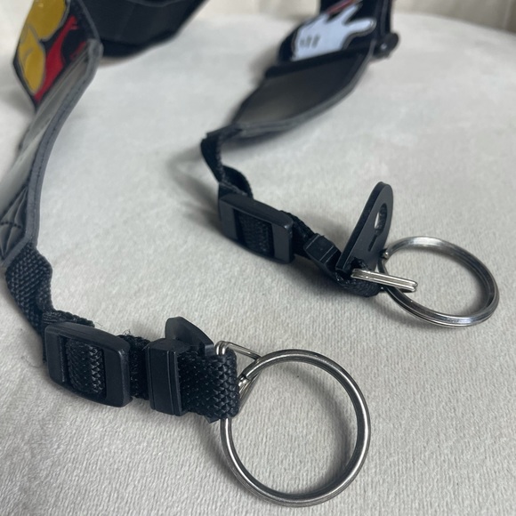 Disney Mickey Mouse Black Adjustable Strap Multi Use 45" Long - Picture 6 of 6